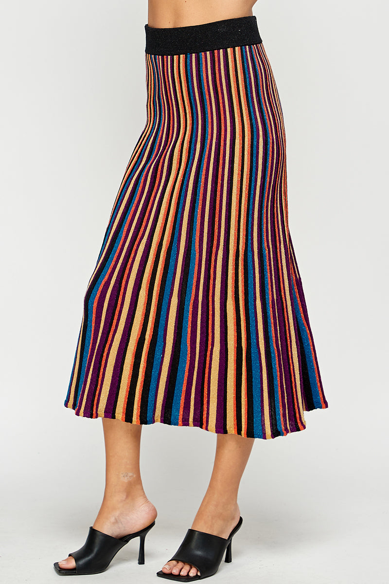 Striped skirt 2025 multi coloured