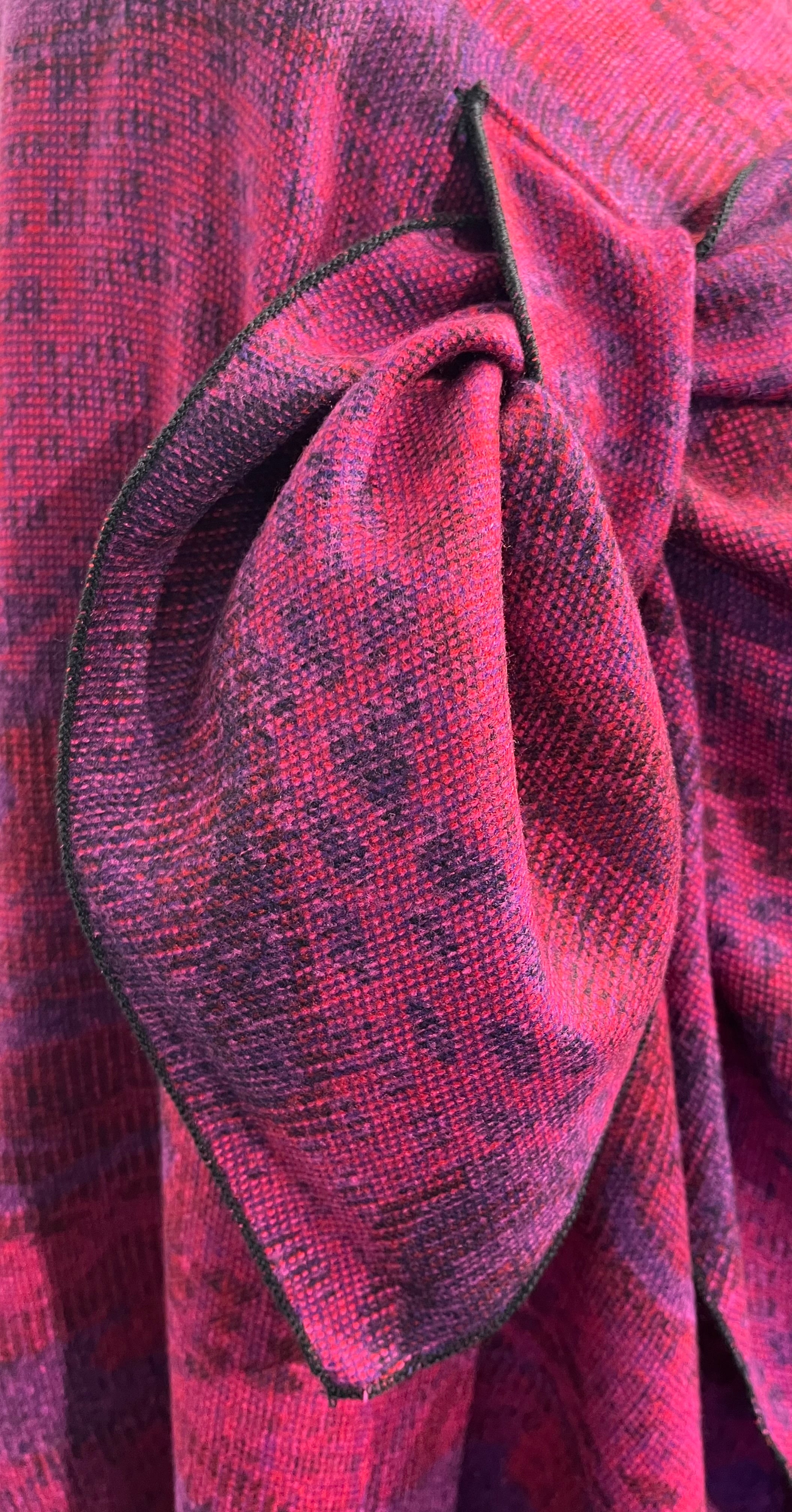 Magenta Mix  Reversible Cashmere Shawl