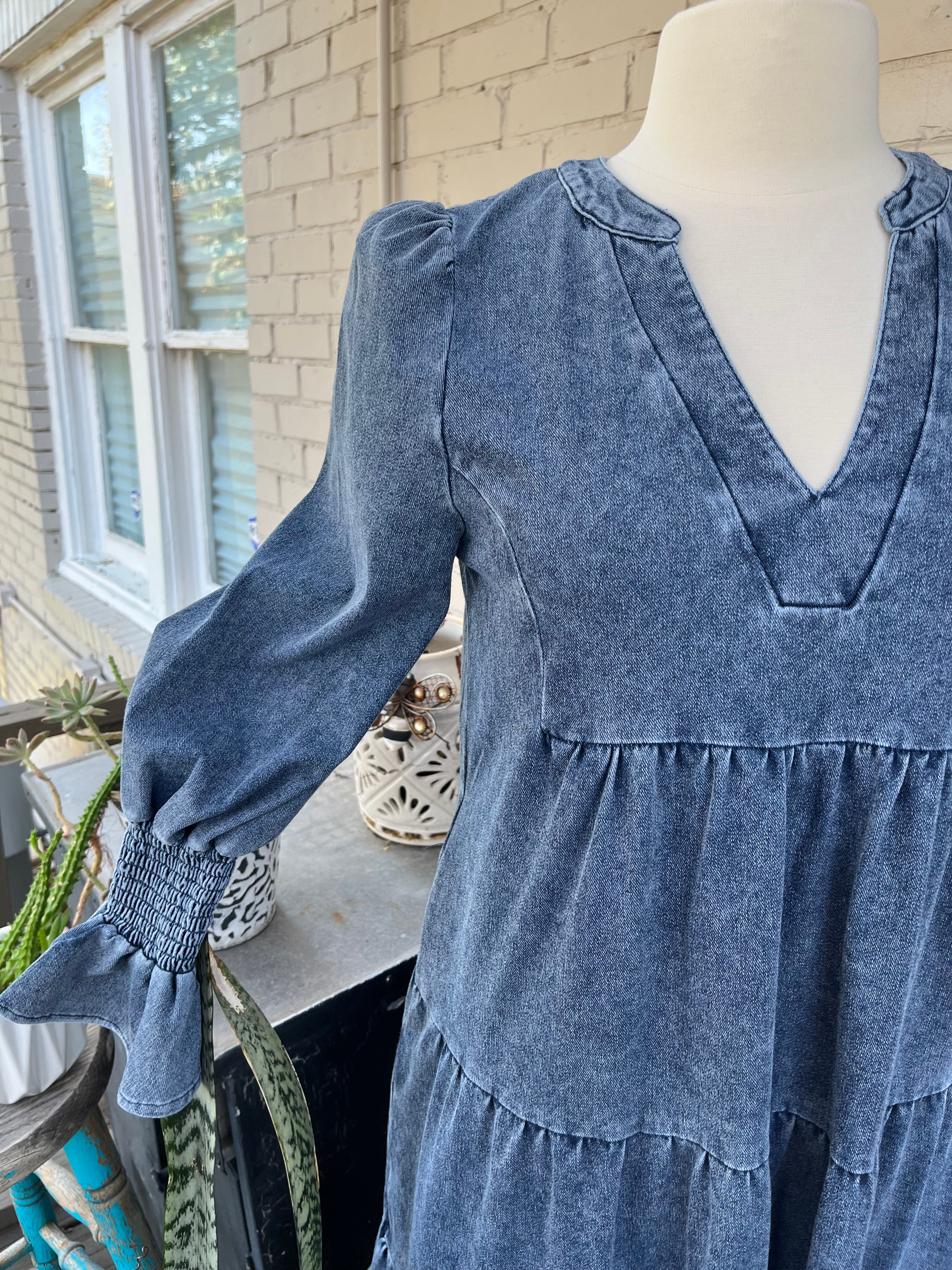 The Perfect Little Denim Dress