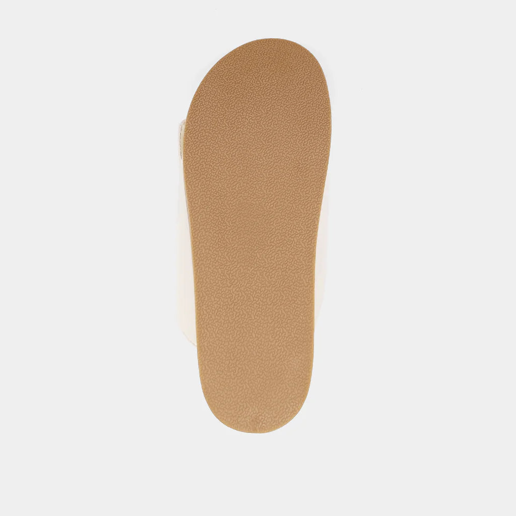 Bernarda Beige Slide by SHU SHOP