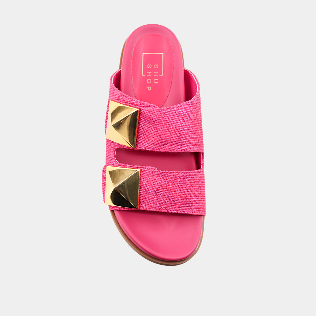 Bernarda Fuchsia Slide by SHU SHOP