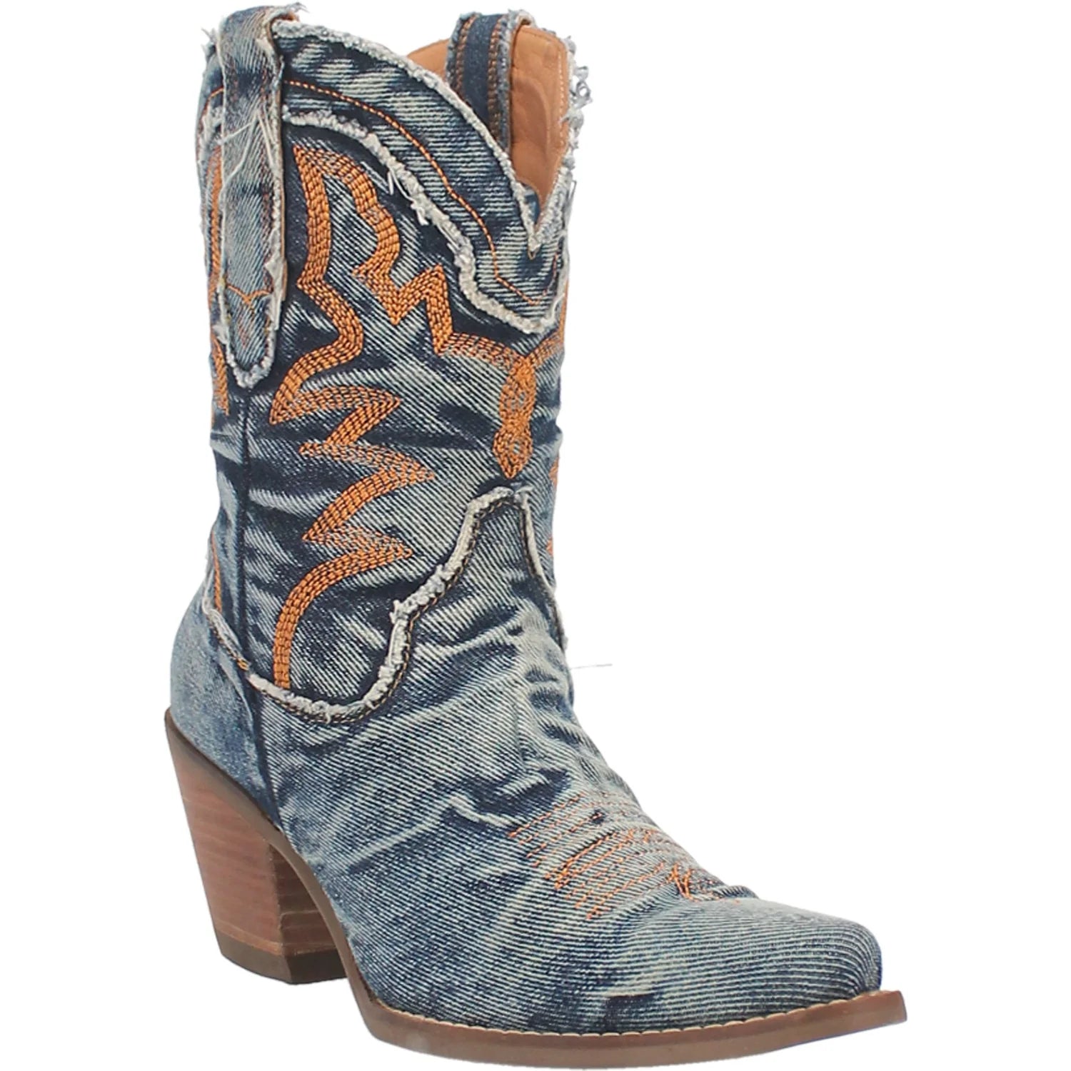 Y'all Need Dolly Blue Denim Boots by Dingo