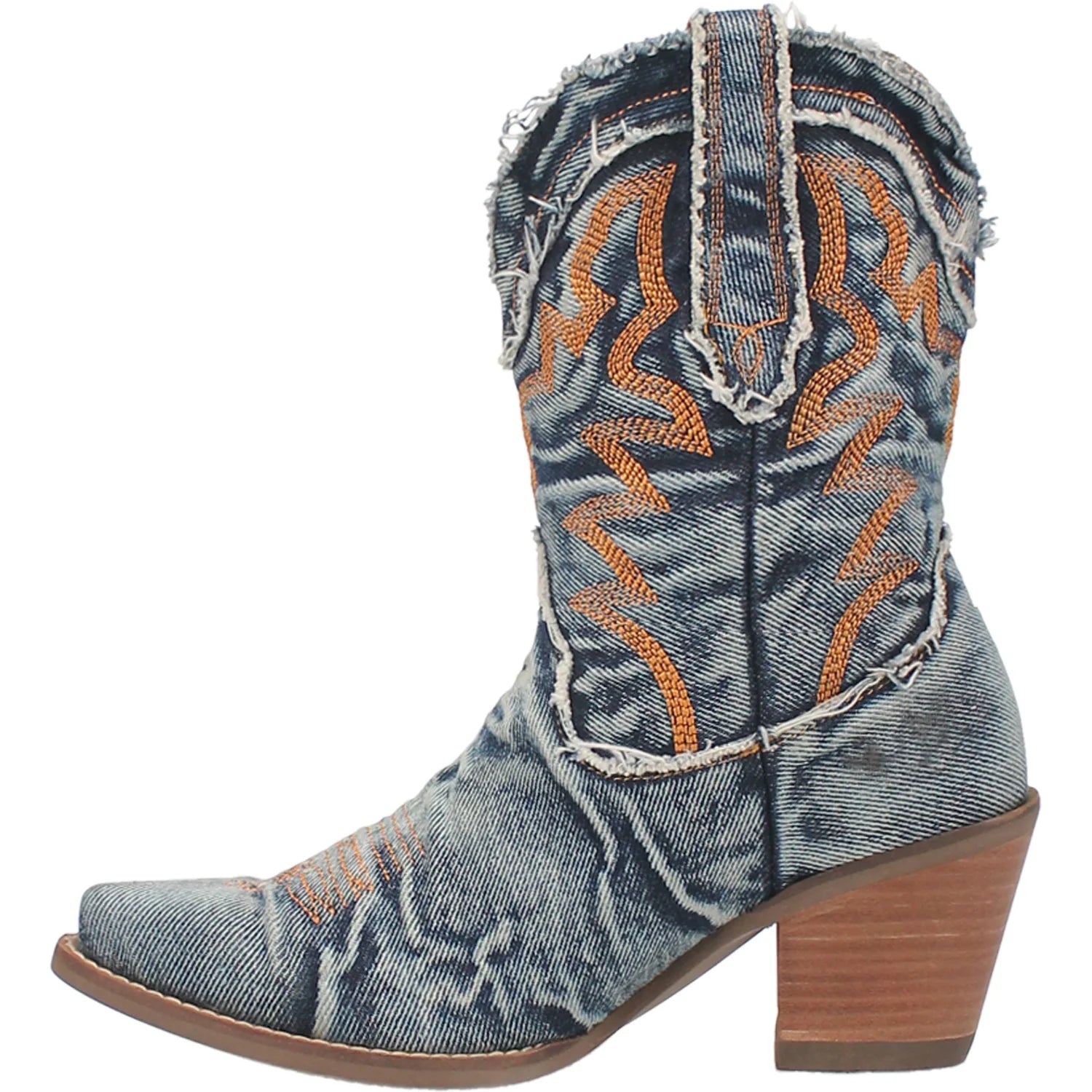 Y'all Need Dolly Blue Denim Boots by Dingo