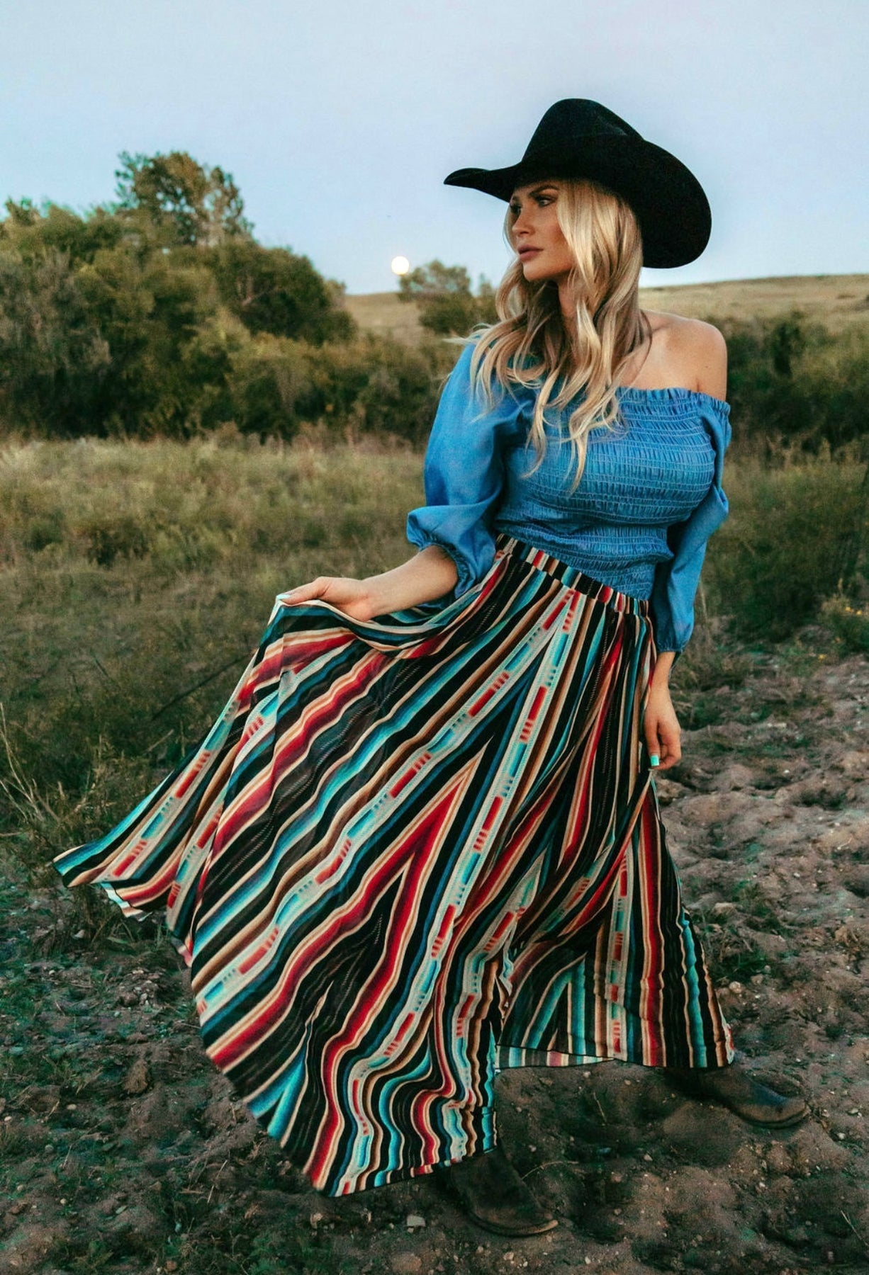 Serape 2025 maxi skirt