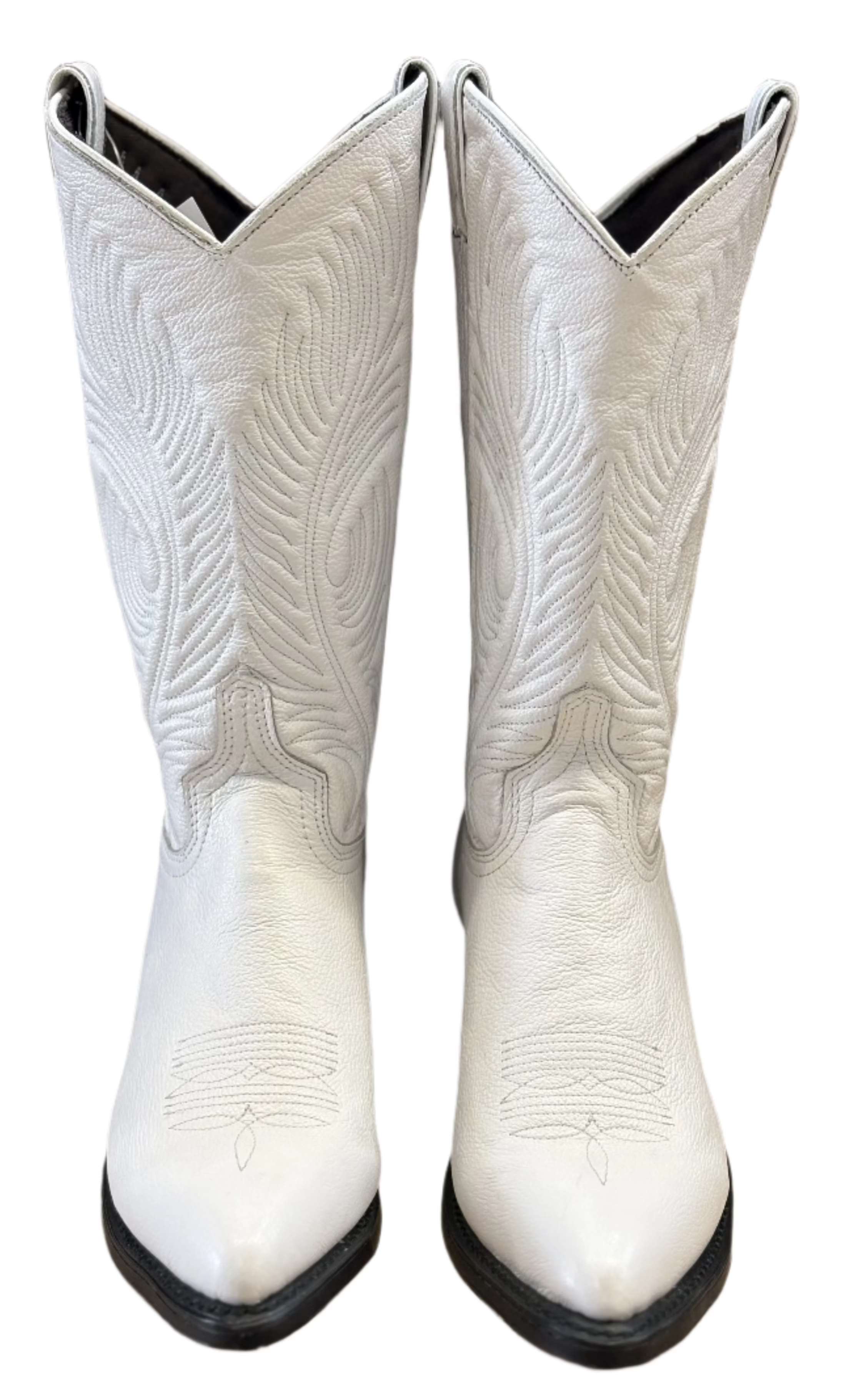 White Classic Women's Western Boots by Abilene