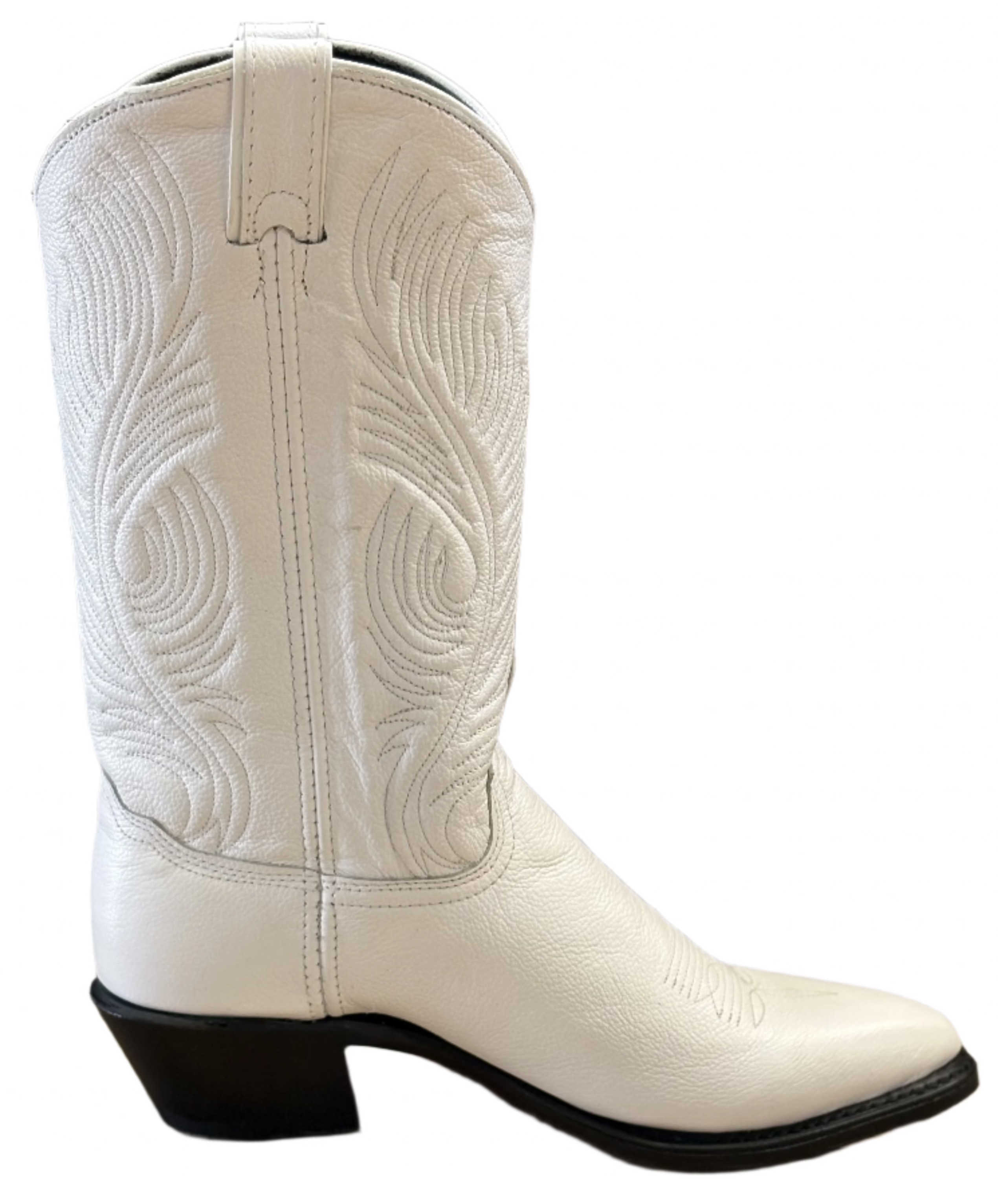 White Classic Women's Western Boots by Abilene