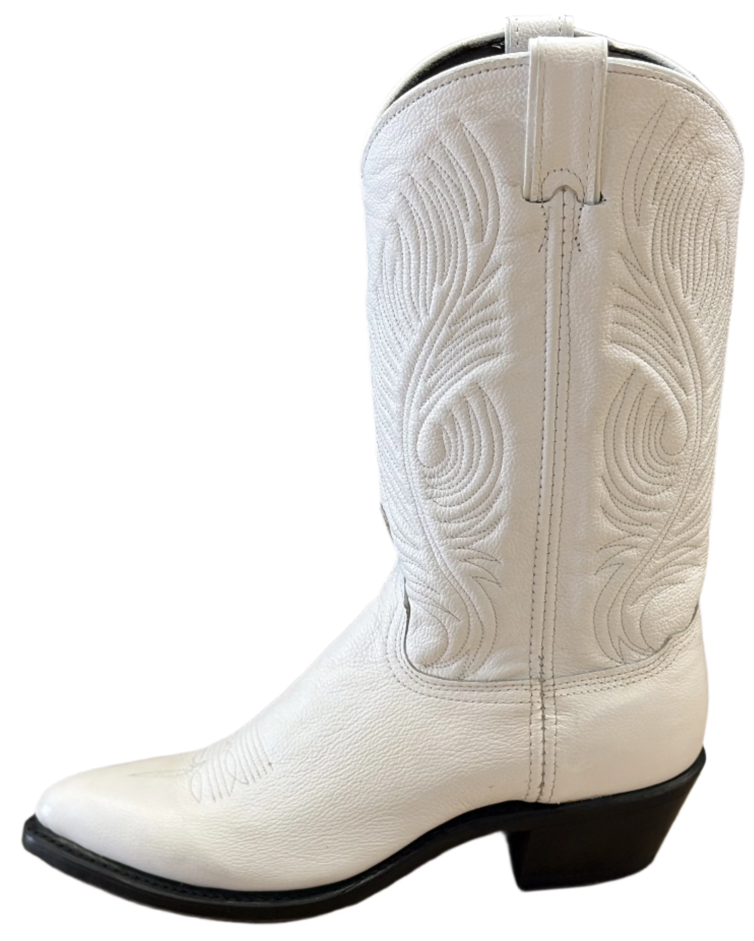 White Classic Women's Western Boots by Abilene