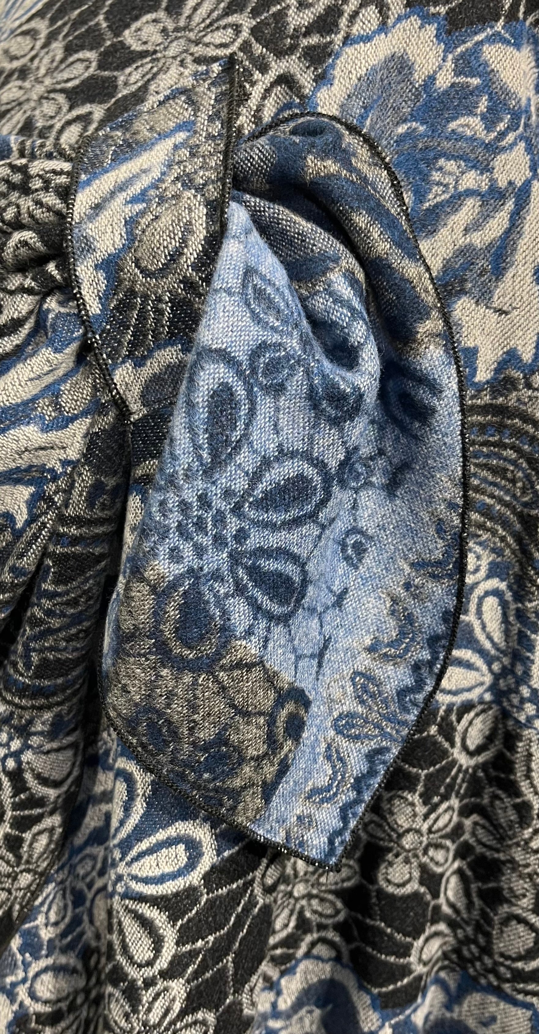 Denim Friendly Reversible Cashmere Shawl