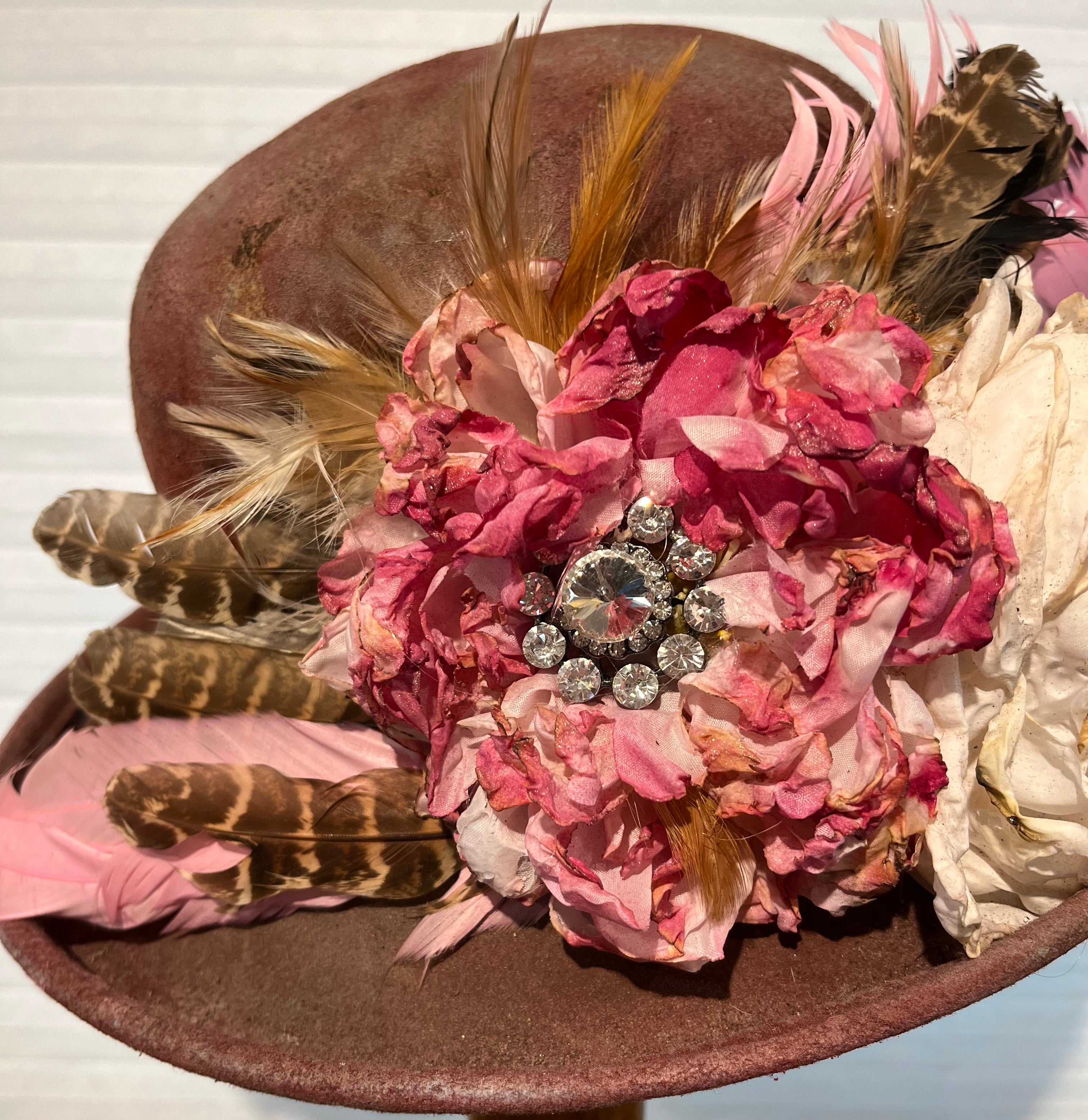 Mauve Glimmer Hat by A Rare Bird