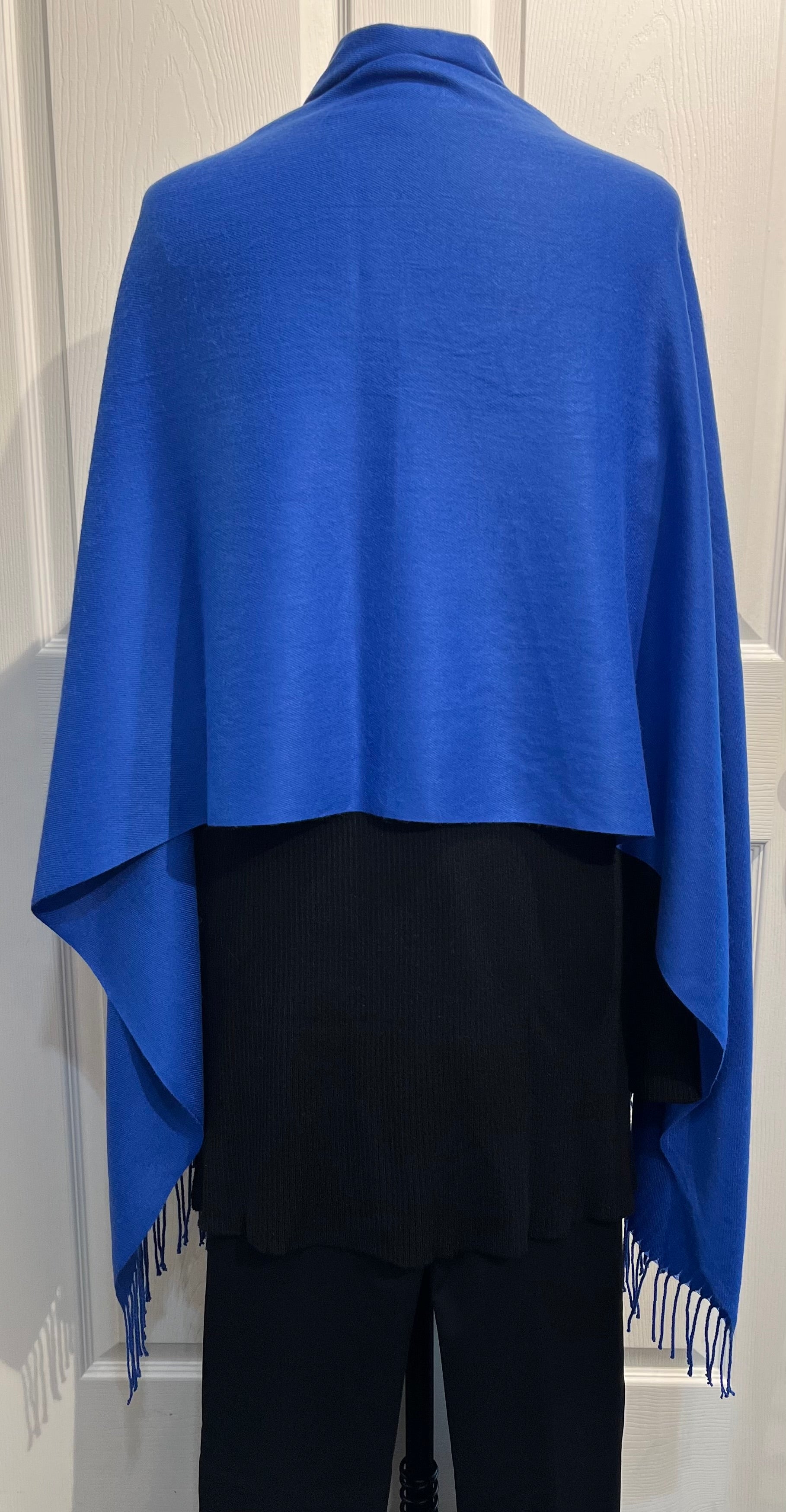 Royal Blue 100% Cashmere Restaurant Wrap/Scarf