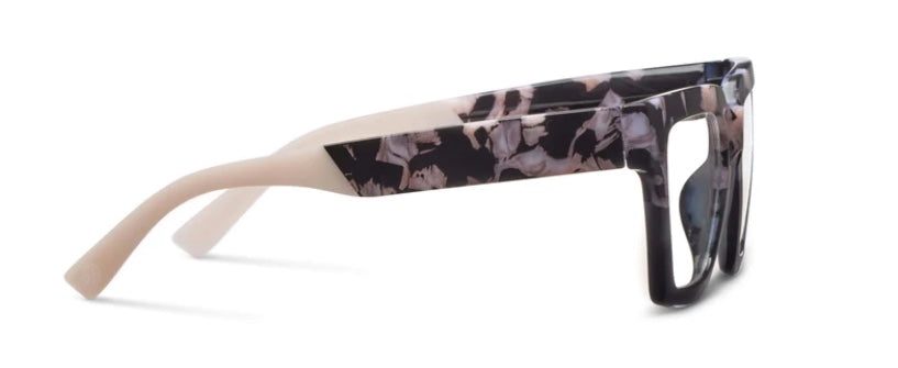 Take a Bow Black Marble/Black - Peepers Reading Glasses