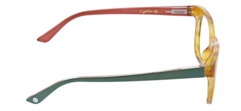 Light Bright Focus Honey Tortoise/Green - Peepers Reading Glasses