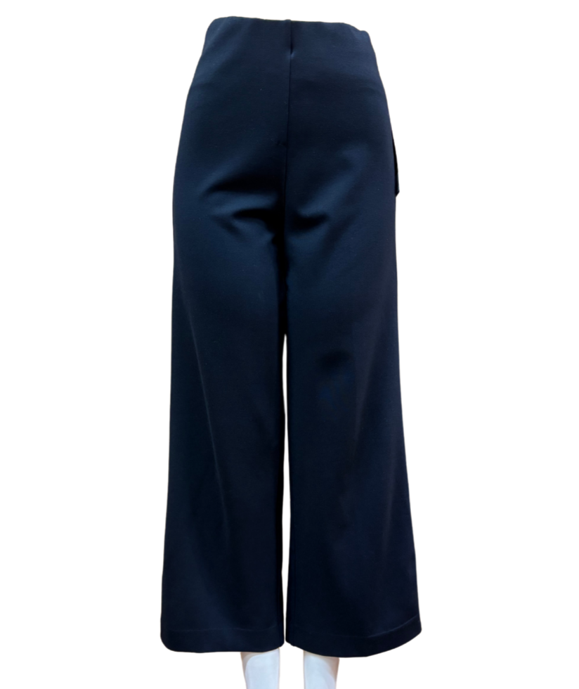 Elastic No Waist Wide Leg Crop Pant by Slimsations