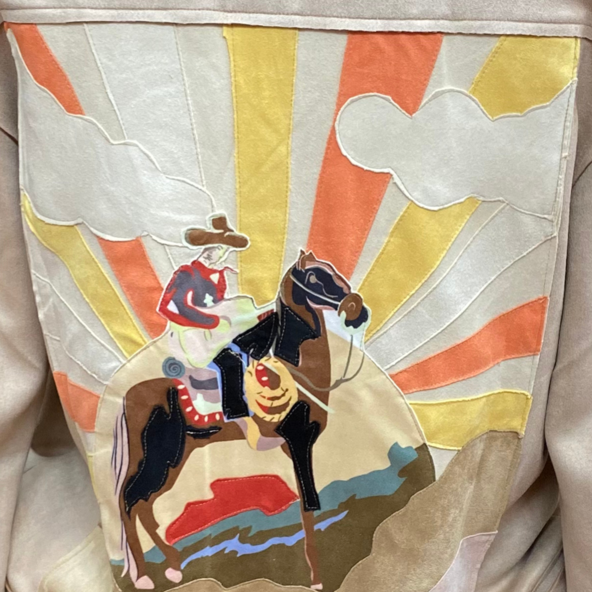 Cowgirl Sunset  Ultra Suede Jacket