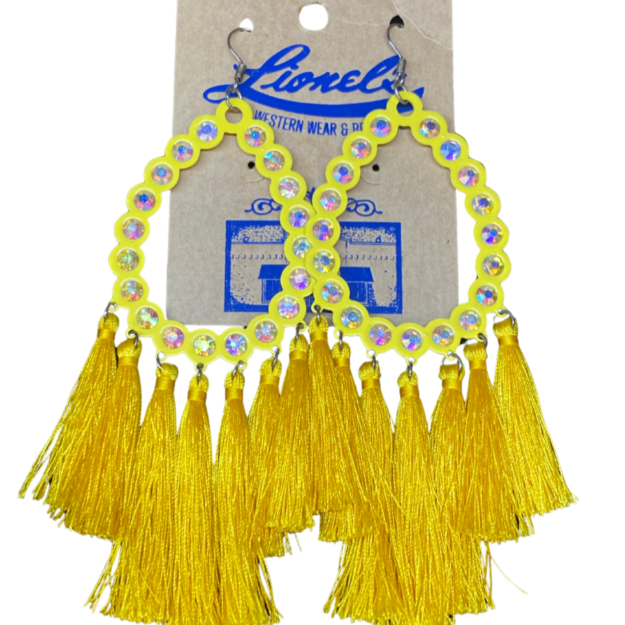 Beaded Fashion Earrings w/ Tassels