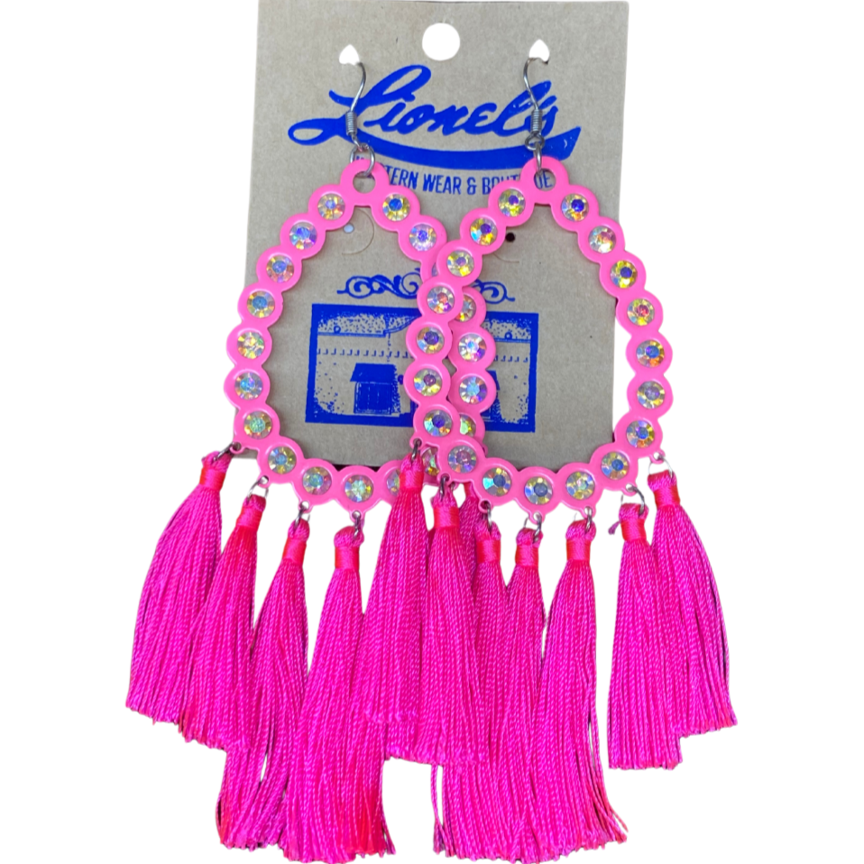 Beaded Fashion Earrings w/ Tassels