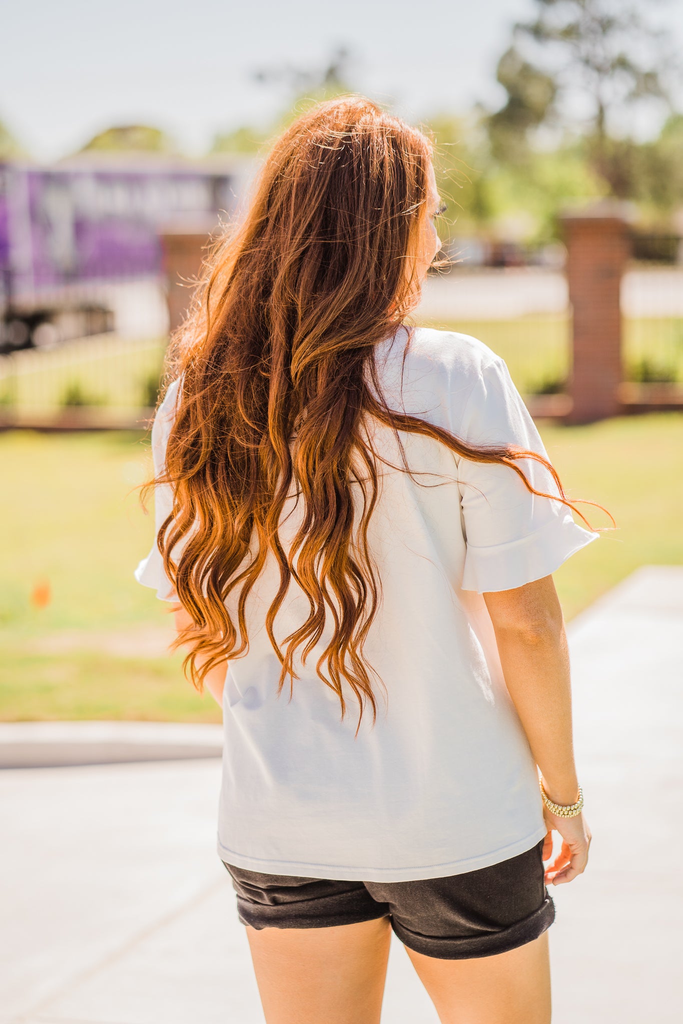 Walk The Line in Red Boots Tee by Layerz