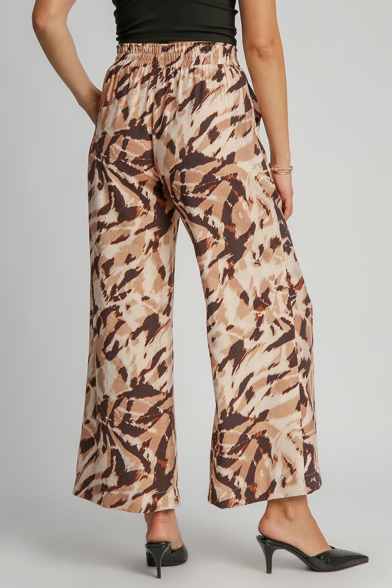 Earth Tone Animal Print  Pant