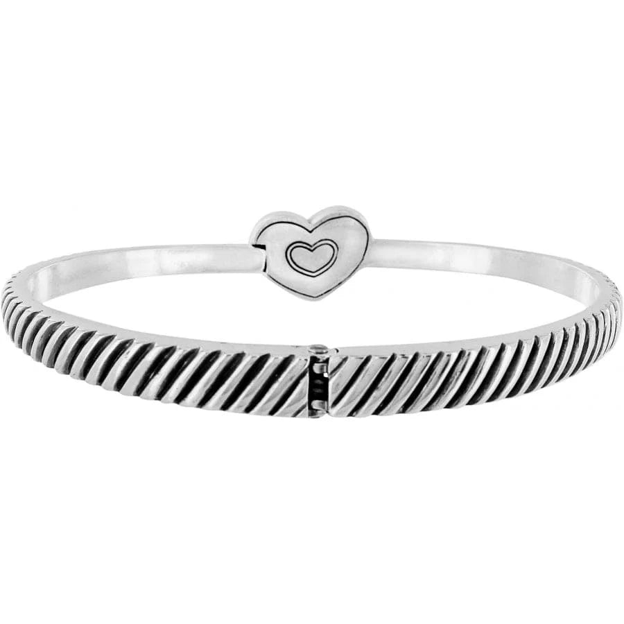 Celestia Heart Hinged Bangle