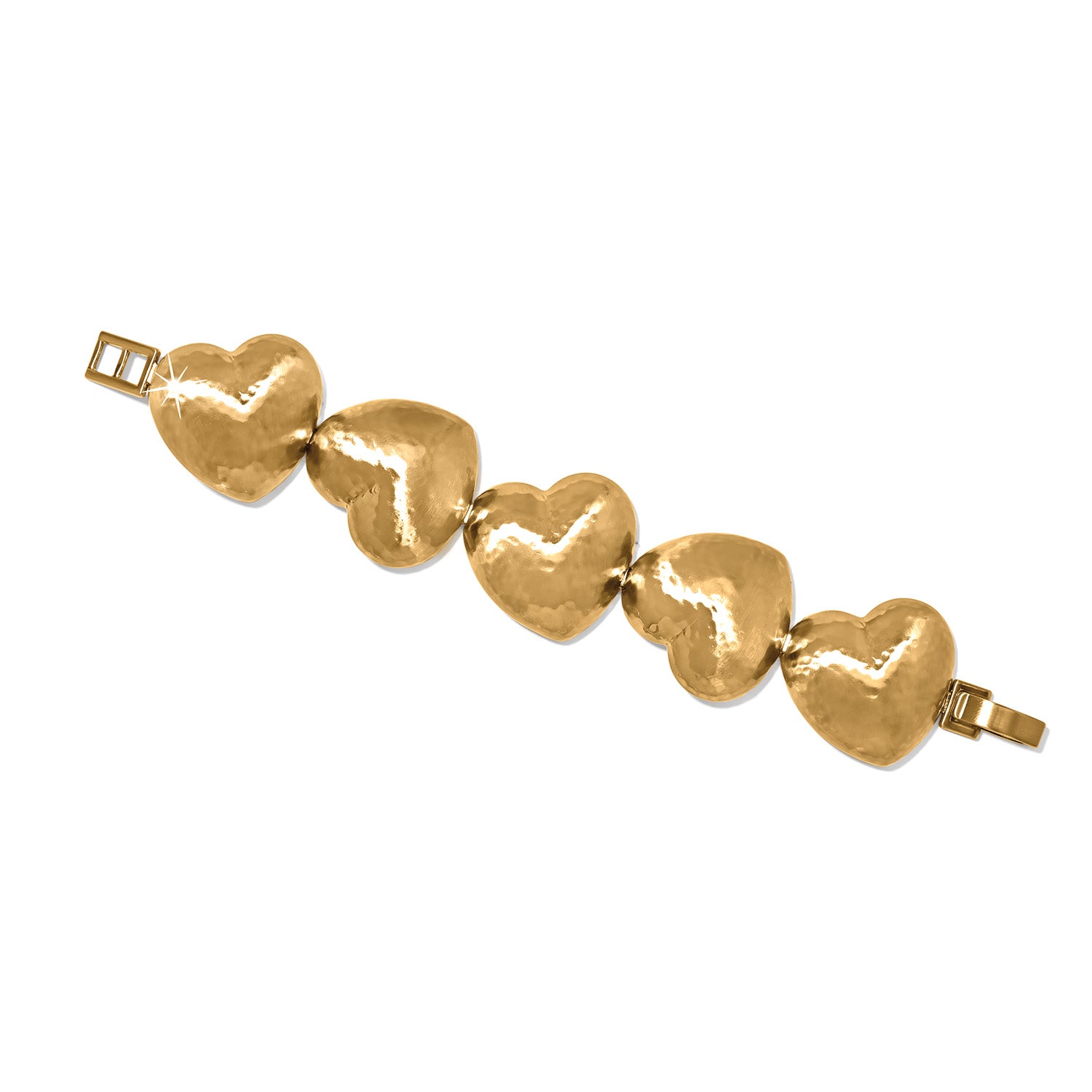 Trianon Heart Link Bracelet/Gold