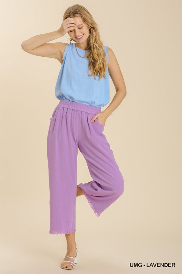  SHAREYOIU Summer Women's Ice Silk Pants Wide Leg Full Length  Loose High Waist Casual Sweatpants Pearl Yarn Fabric (X-Small, Beige) :  Clothing, Shoes & Jewelry