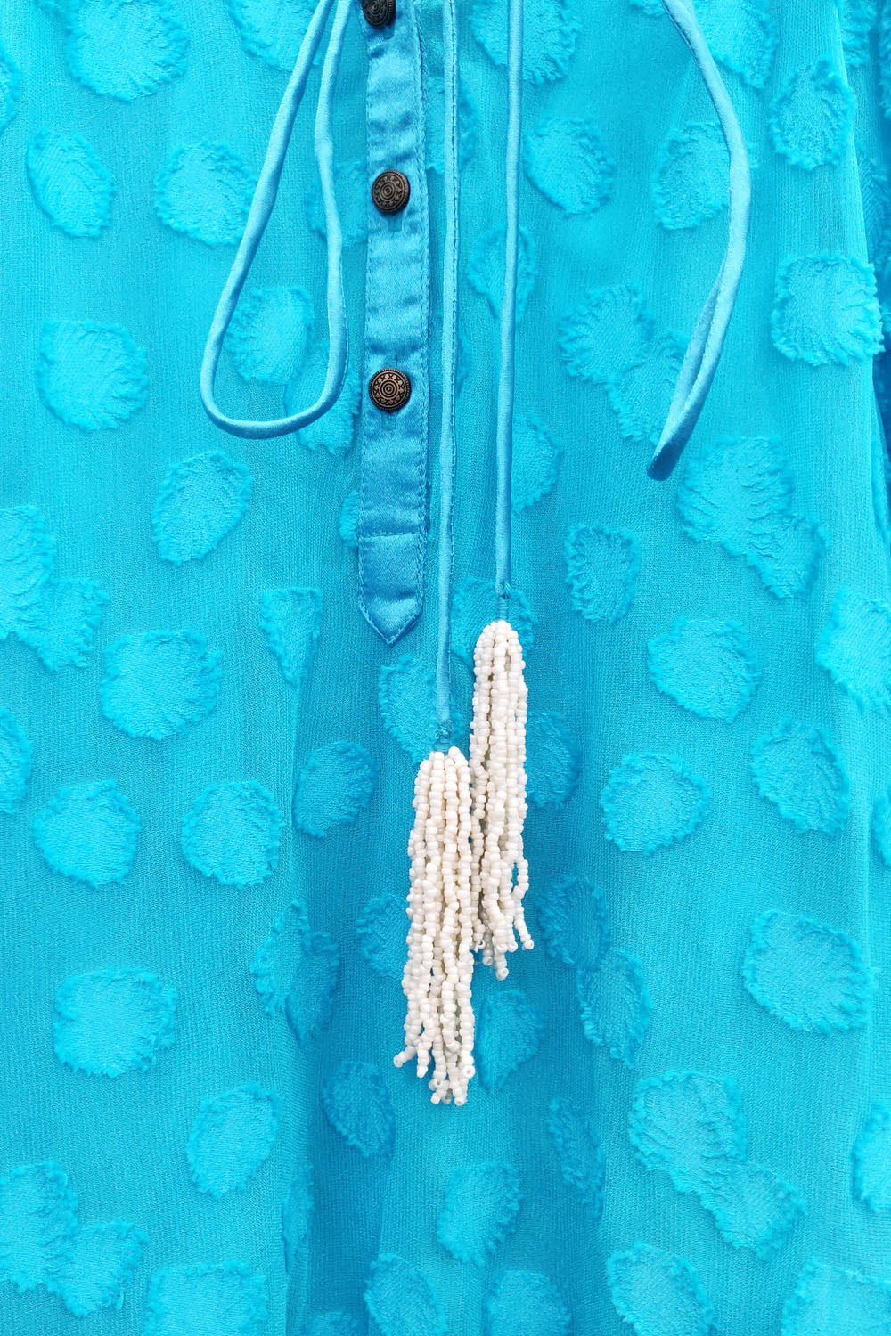 Vibrant Turquoise Maven Blouse by Arrata