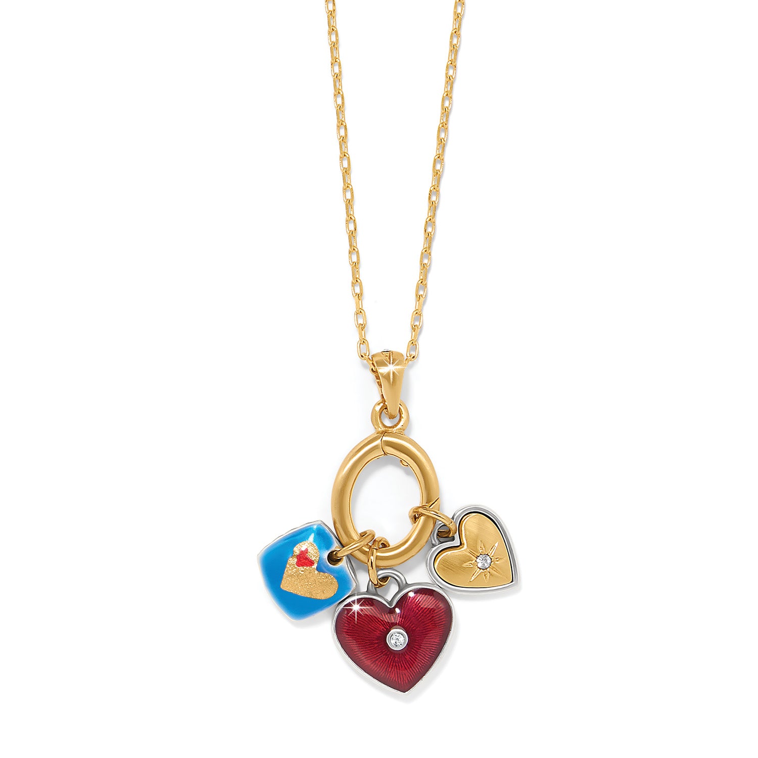 One Heart Charm Necklace