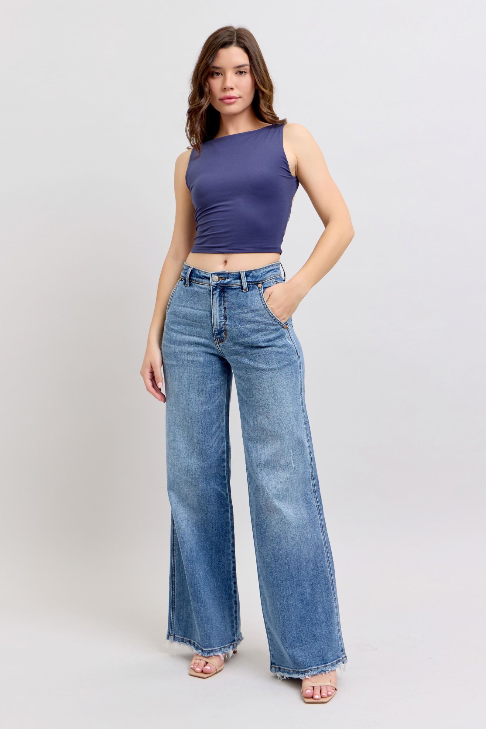 Judy Blue High Waist Retro Wide Fit