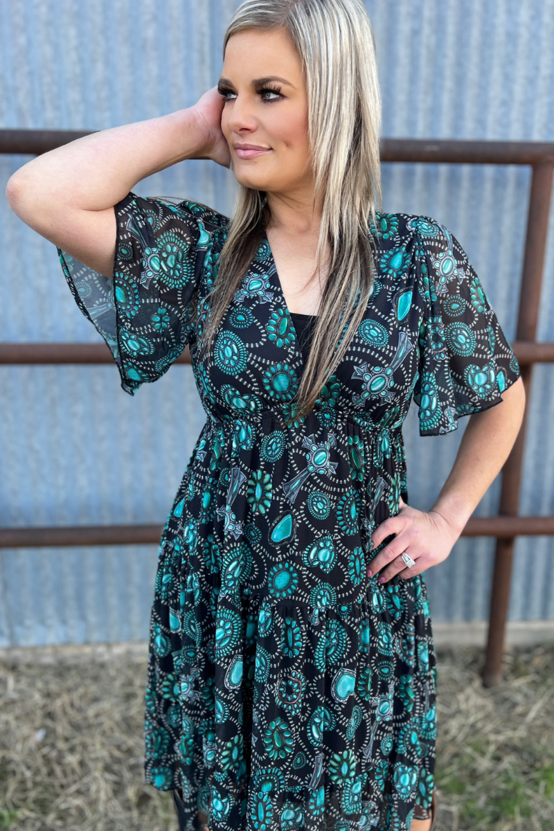 Navajo Turquoise Country Dress