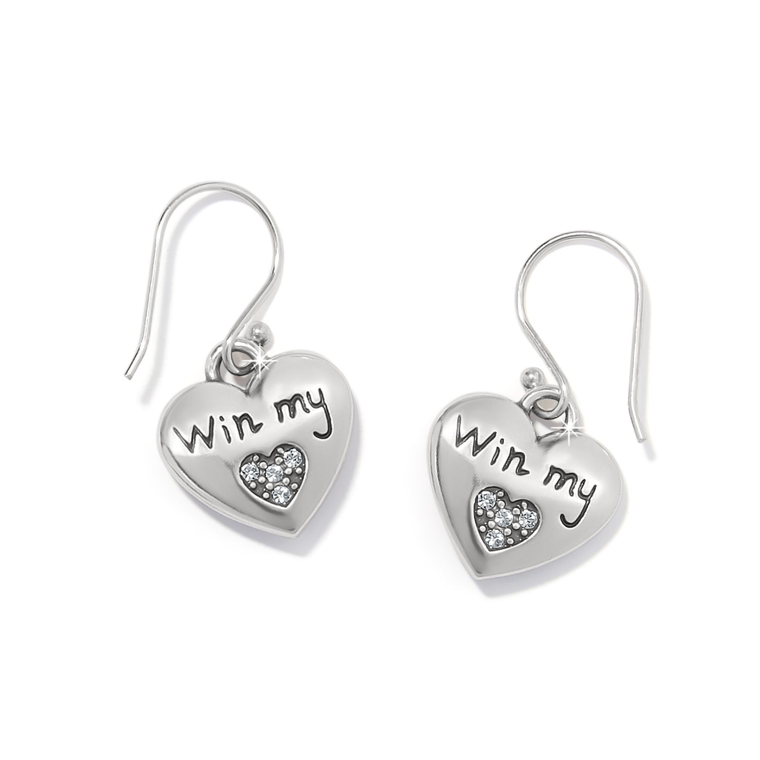 One Heart Reversible Earrings