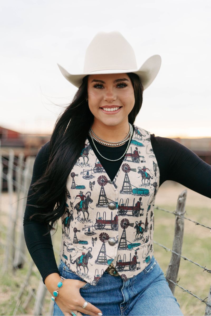 God's Country Women's Western Vest