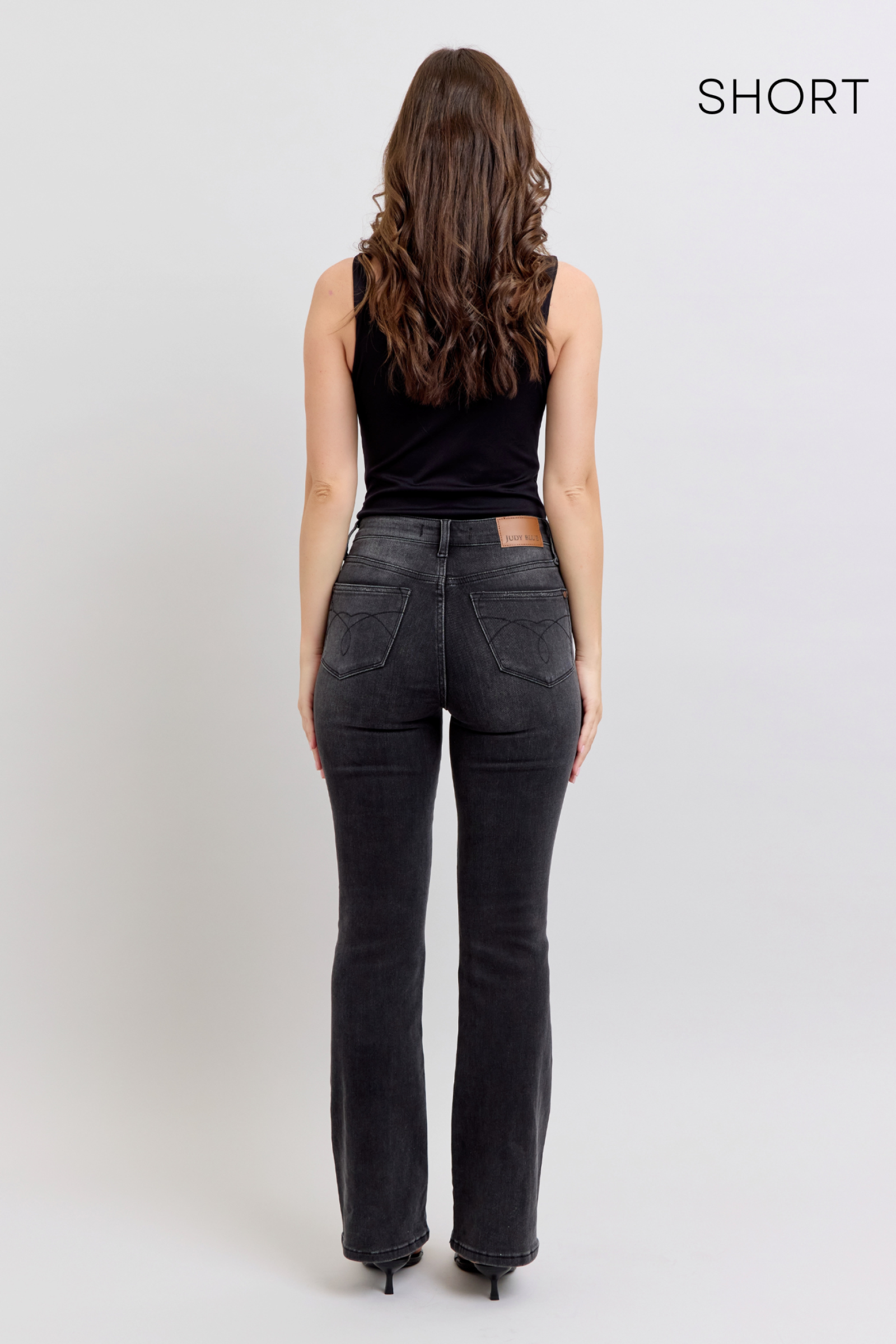 Judy Blue Black Tummy Control Bootcut Jeans/30 1/4" Inseam