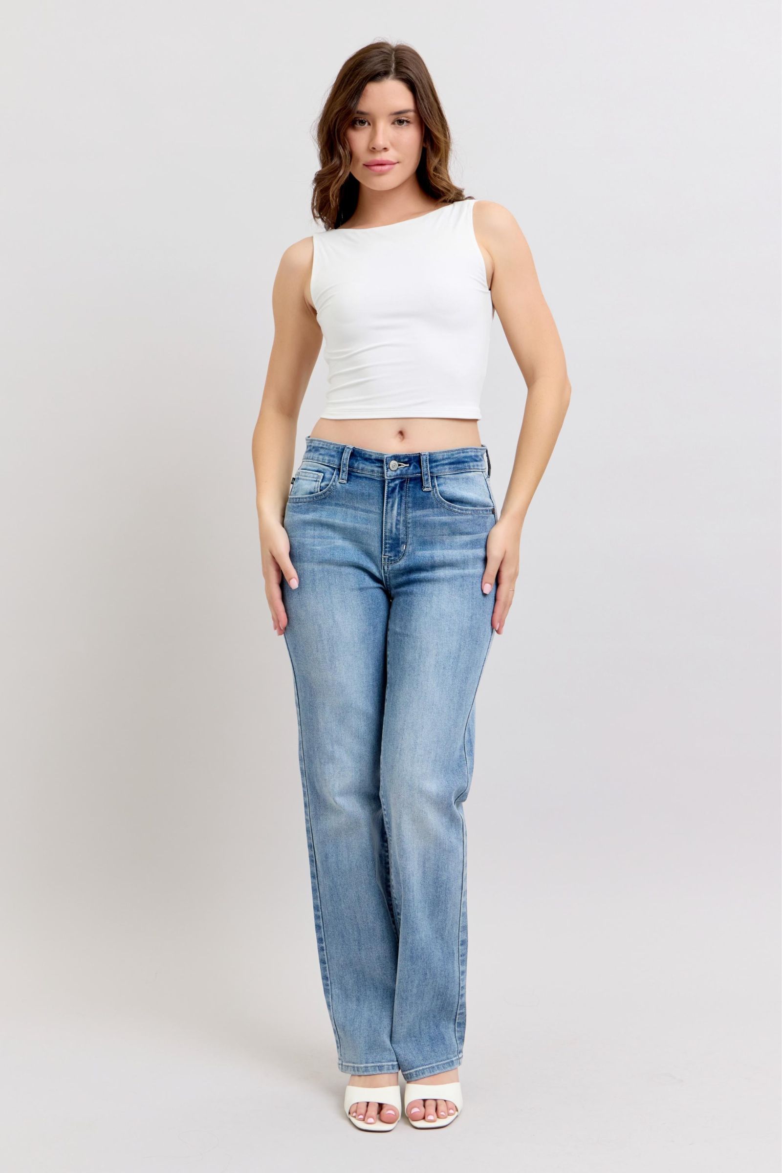 Judy Blue High Waist Dad Jeans