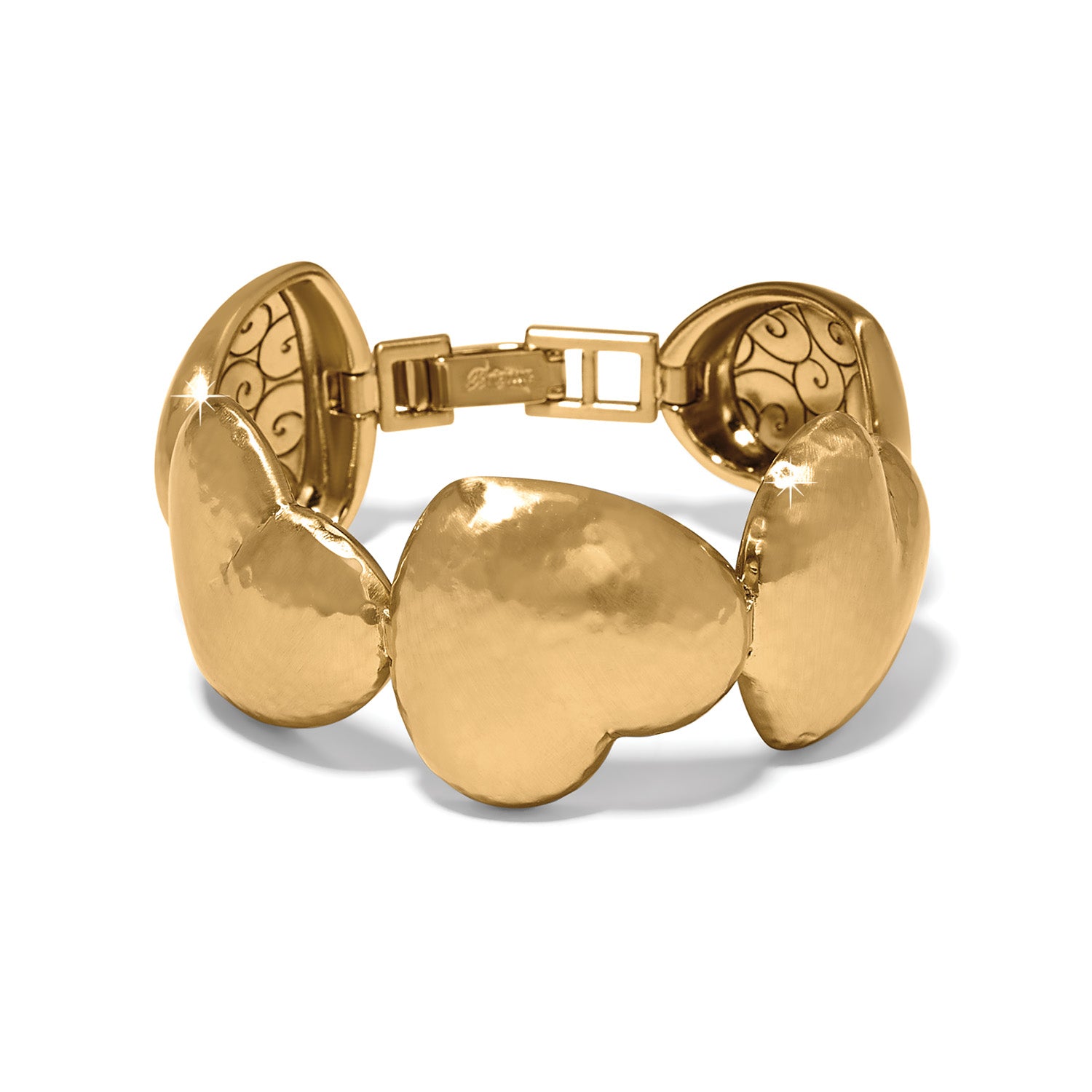 Trianon Heart Link Bracelet/Gold