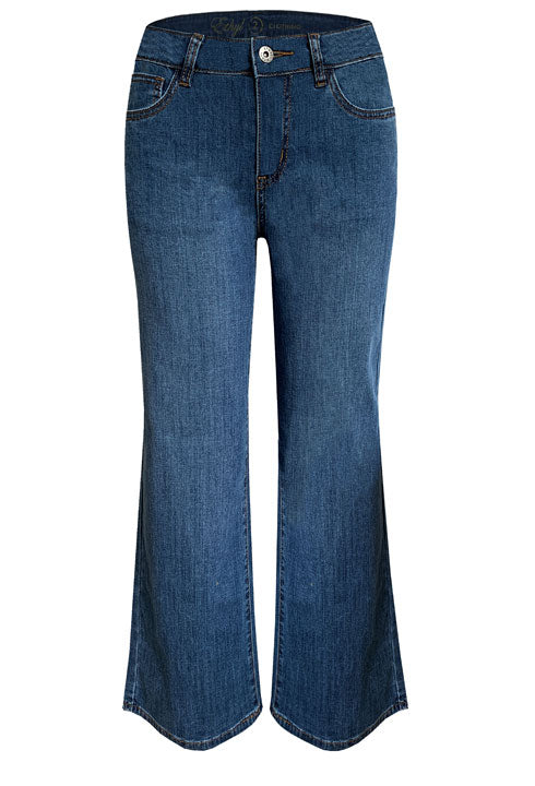 Crop Wide Leg Jeans by Ethyl