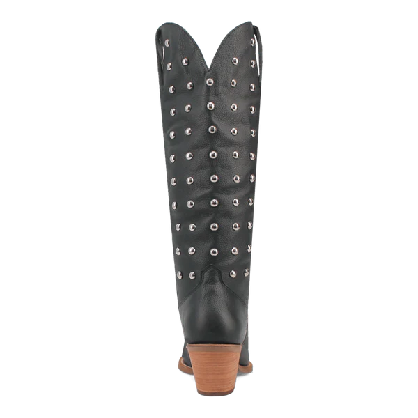 Broadway Bunny Black Leather Boot by Dingo