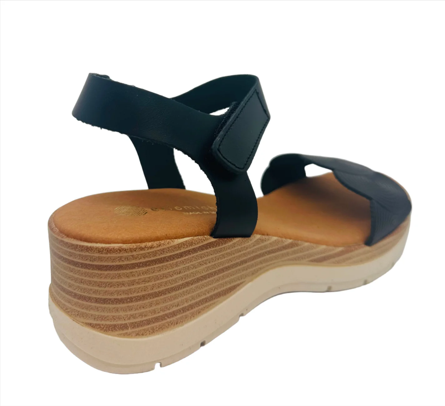 Eric Michael HONEY Black Leather Sandal