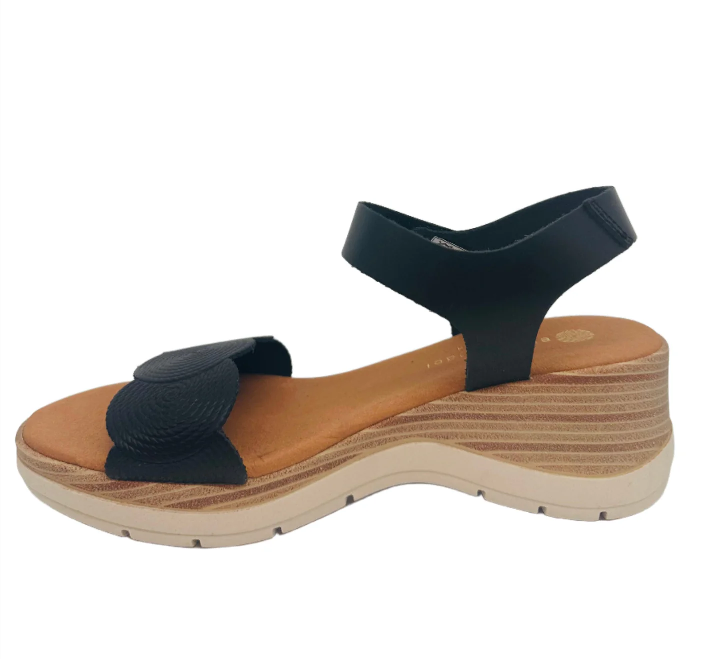 Eric Michael HONEY Black Leather Sandal