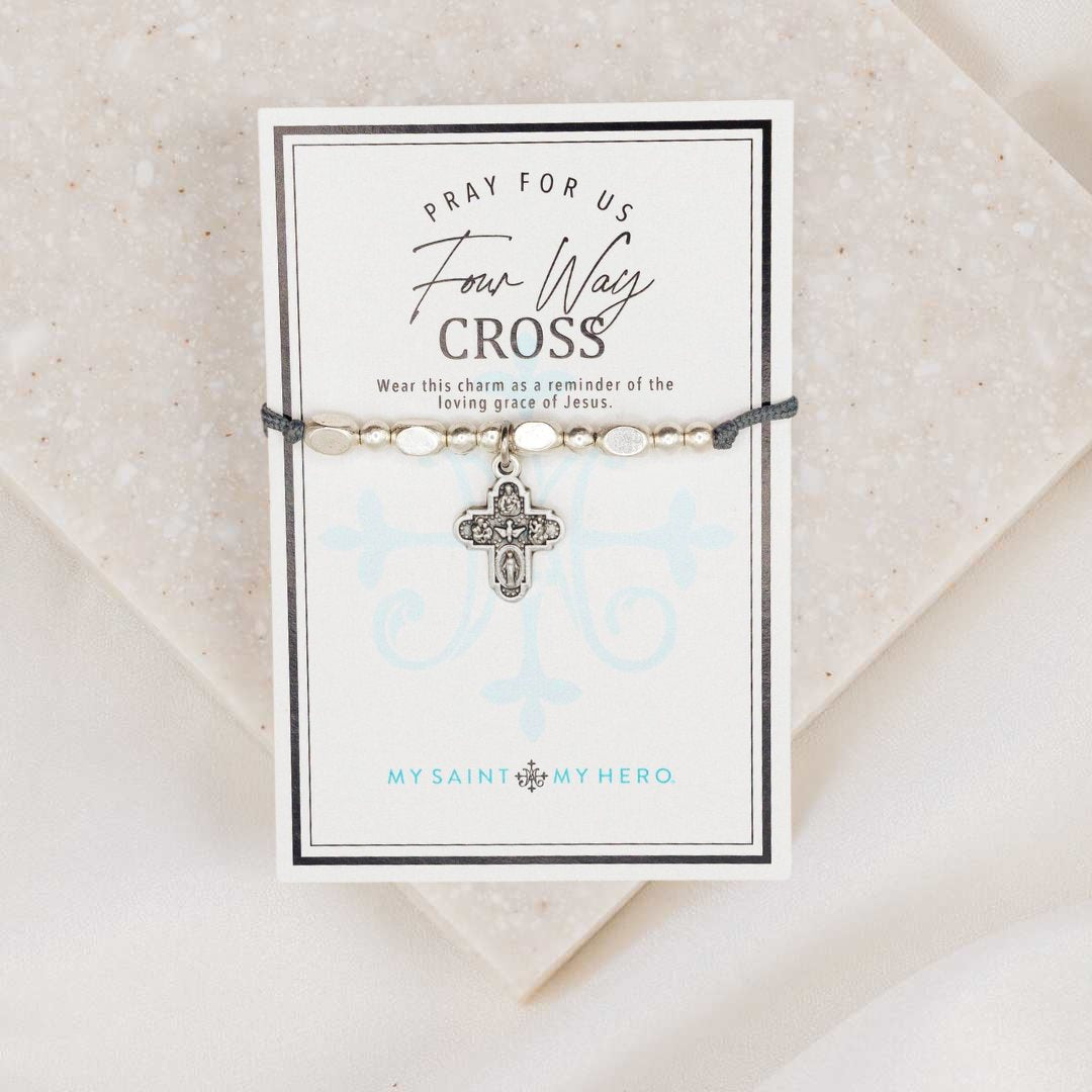 Four Way Cross Little Saints Bracelet