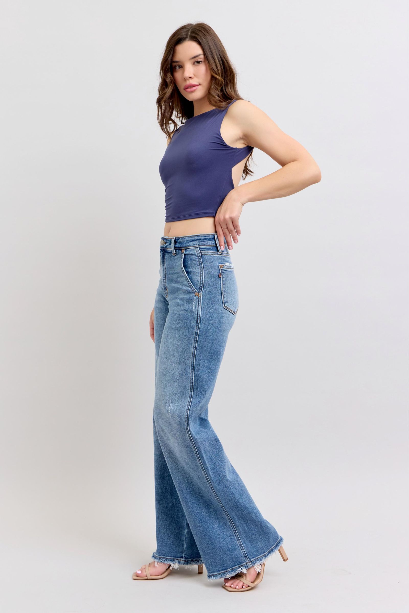 Judy Blue High Waist Retro Wide Fit