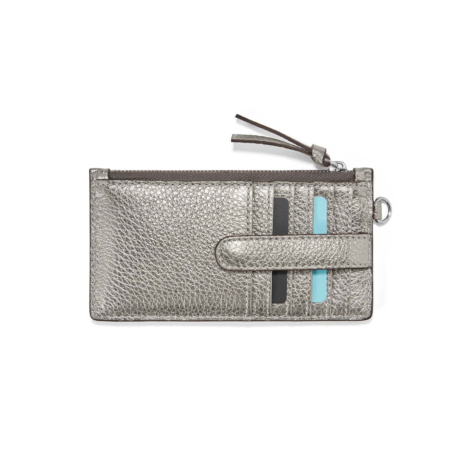 Pretty Tough Card Pouch Metallic Titanio