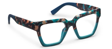 Take a Bow Teal Botanico/Teal - Peepers Reading Glasses