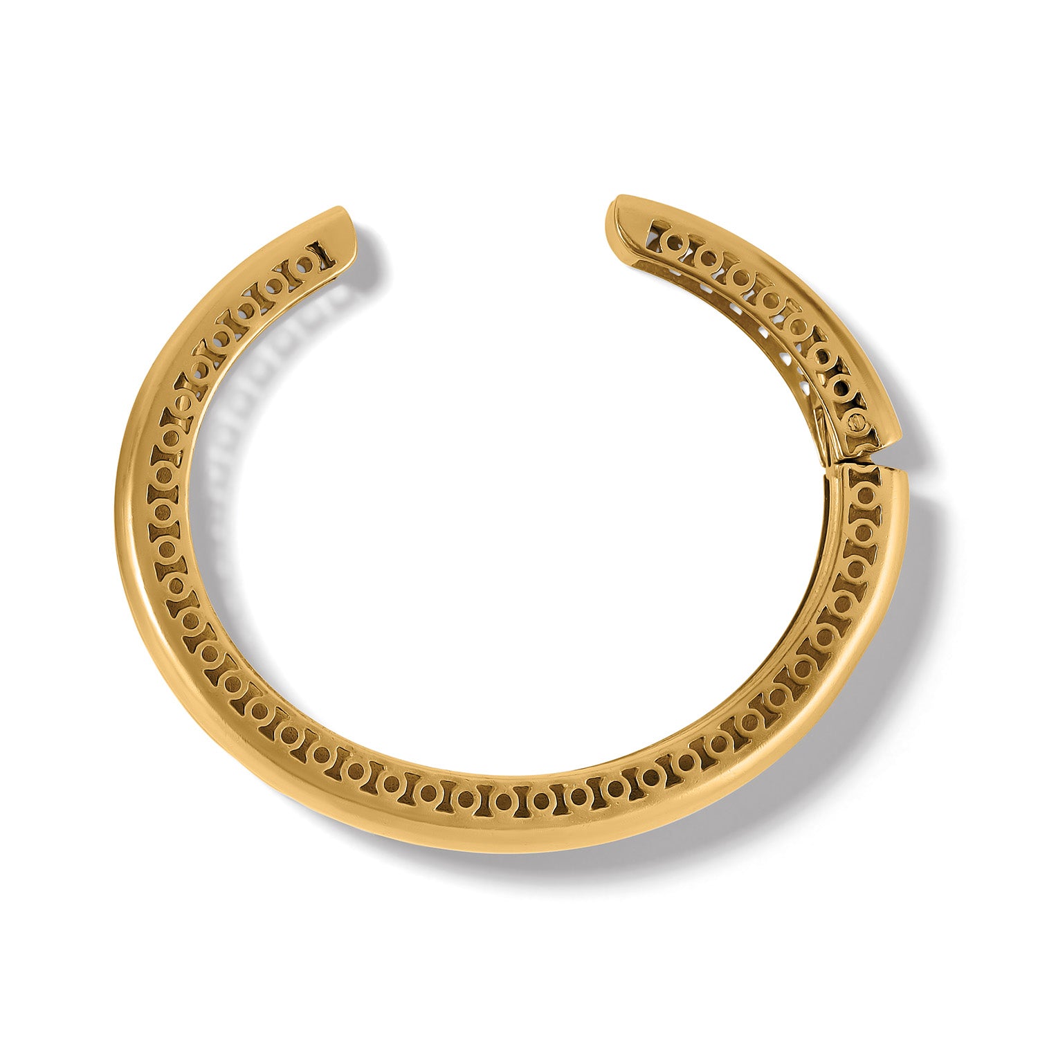 Inner Circle Double Hinged Bangle/Gold