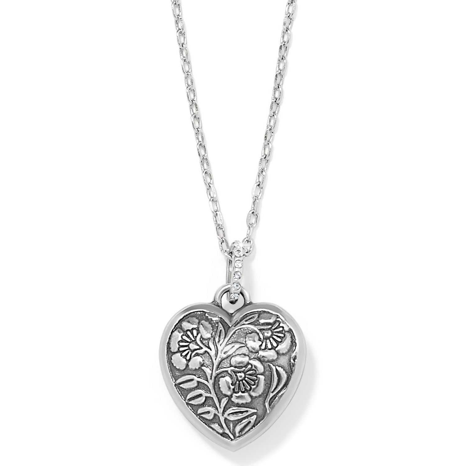 Sweet Love Necklace/Silver-Emerald