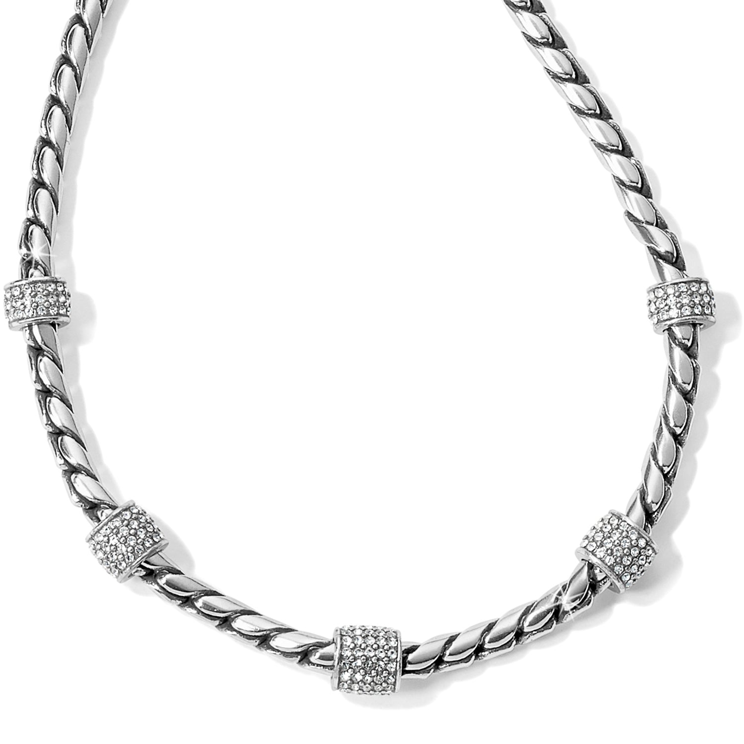 Meridian Silver Necklace