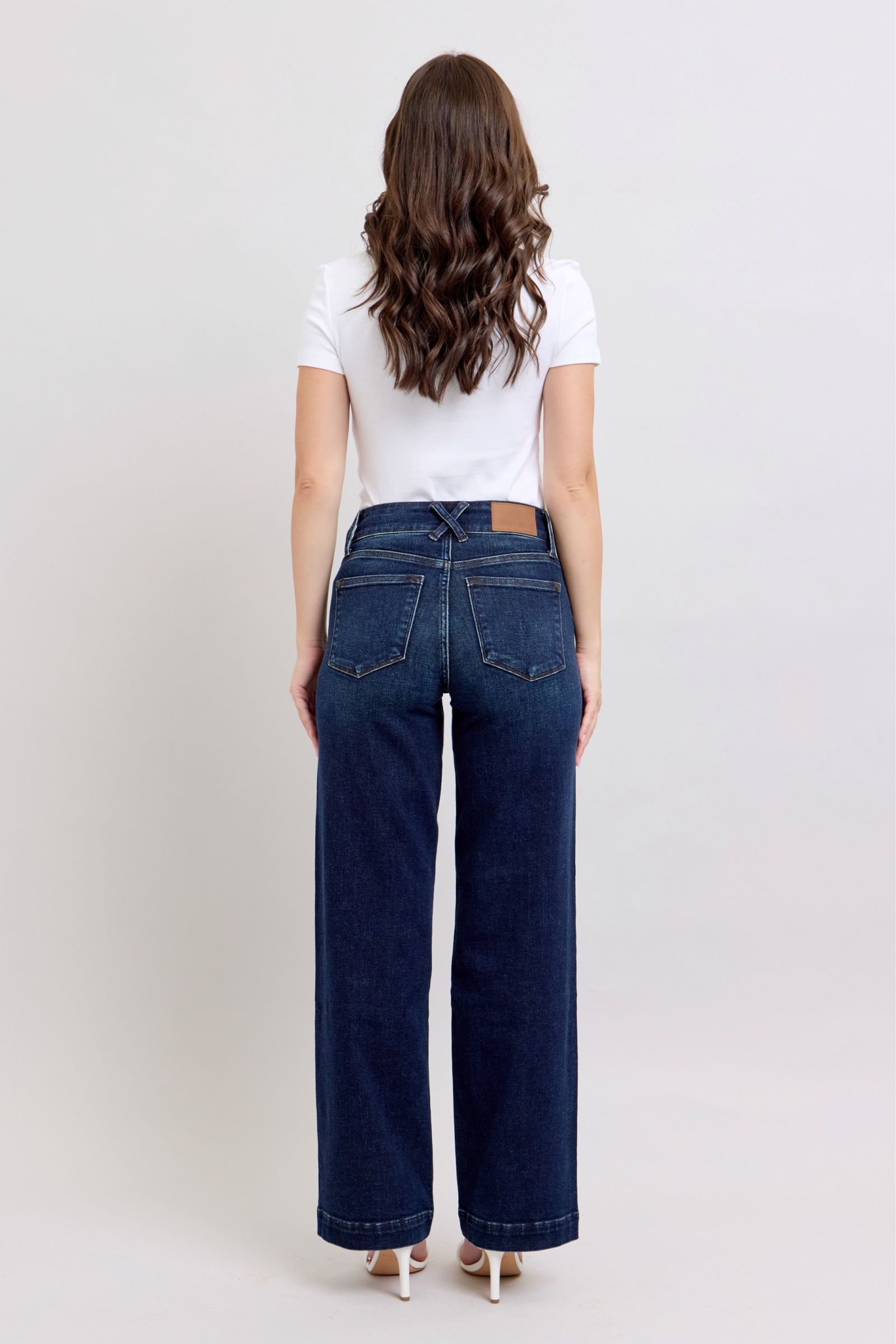 Judy Blue High Waisted Wide Leg Jean