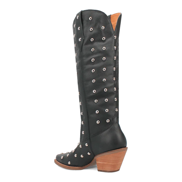 Broadway Bunny Black Leather Boot by Dingo