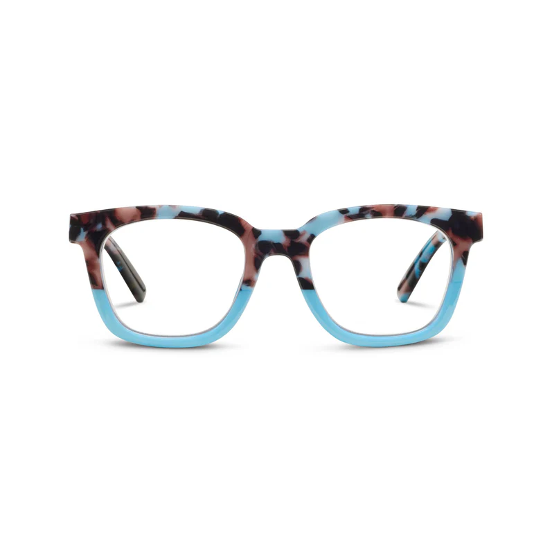 To the Max Light Blue Botanico - Peepers Reading Glasses