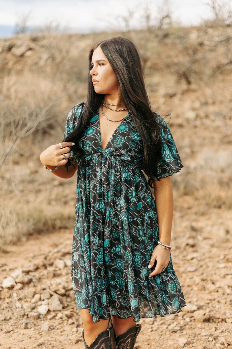 Navajo Turquoise Country Dress