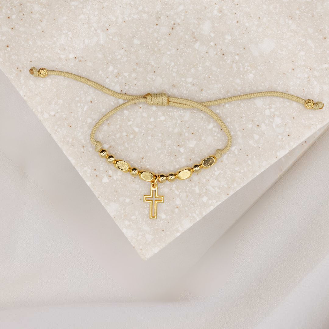 Open Cross Little Saints Bracelet